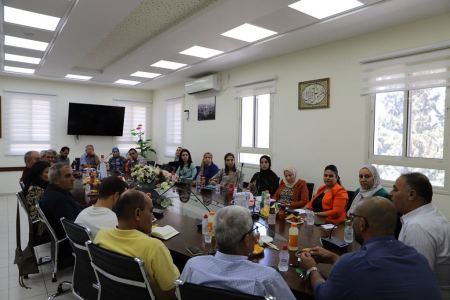 فراس بدحي يجتمع بمدراء مدارس كفرقرع